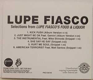 Selections From Lupe Fiasco's Food & Liquor