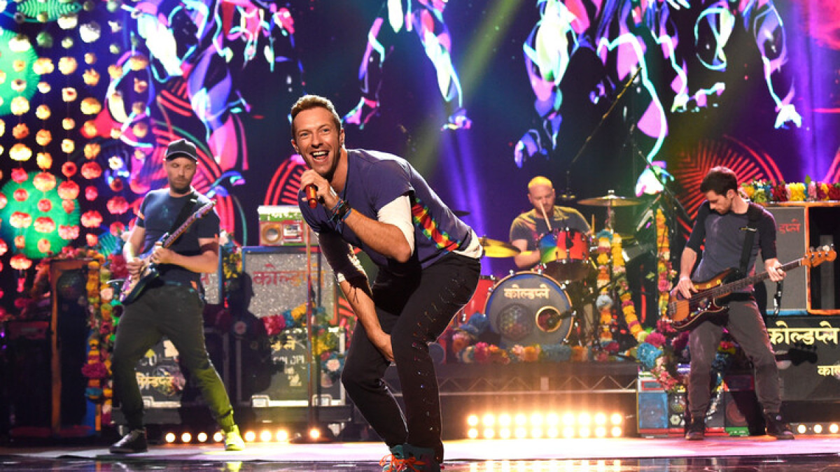 Listeutsnitt for Coldplay
